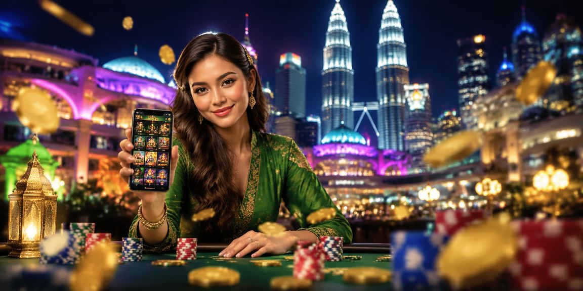 Pemain Kuala Lumpur menerima bonus selamat datang melalui aplikasi kasino semasa perayaan Hari Raya