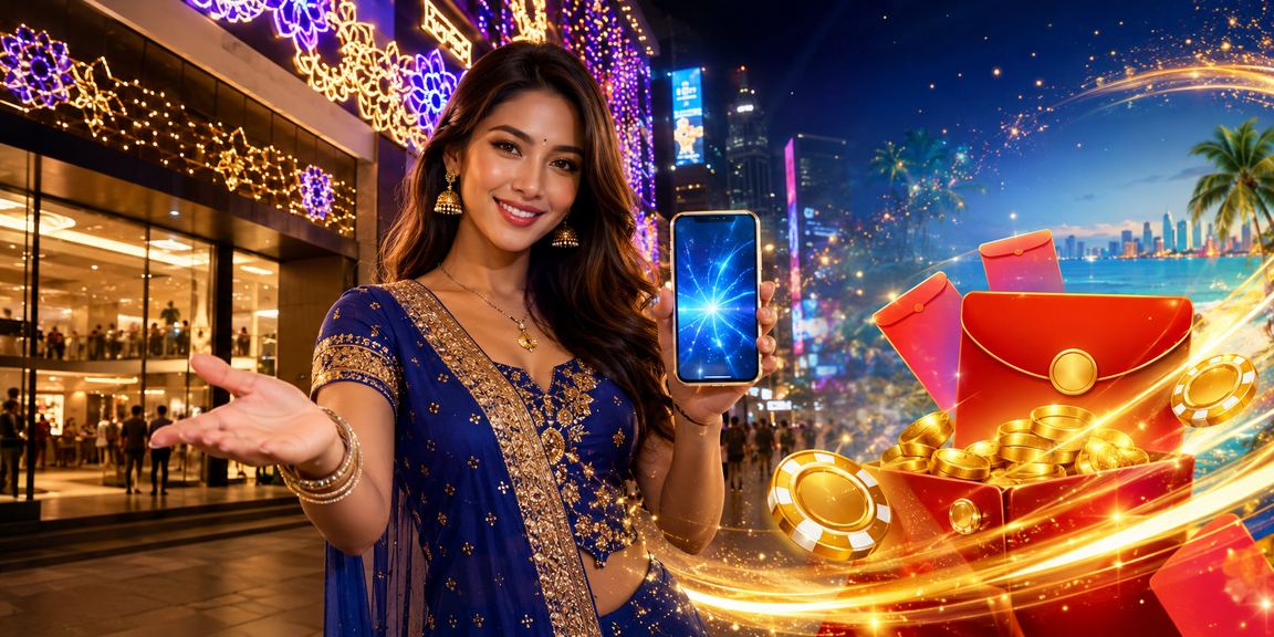 Pemain Kuala Lumpur menerima bonus sampul merah eksklusif semasa bermain kasino dalam talian